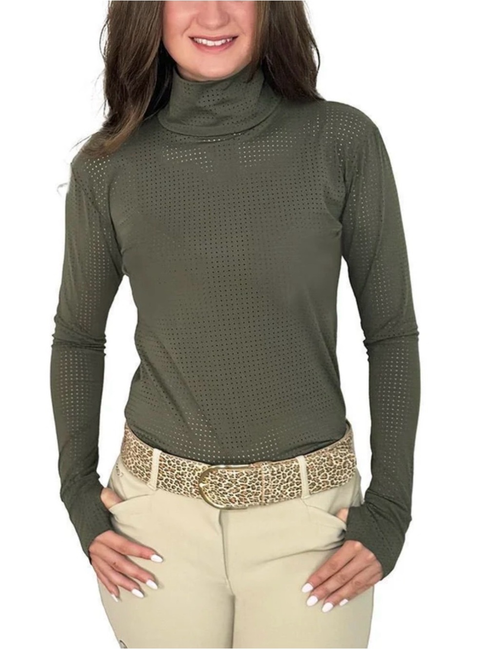 🐴 Kismet Alexa Airmax Schooling Shirt - Forest Green. Size M 🐴